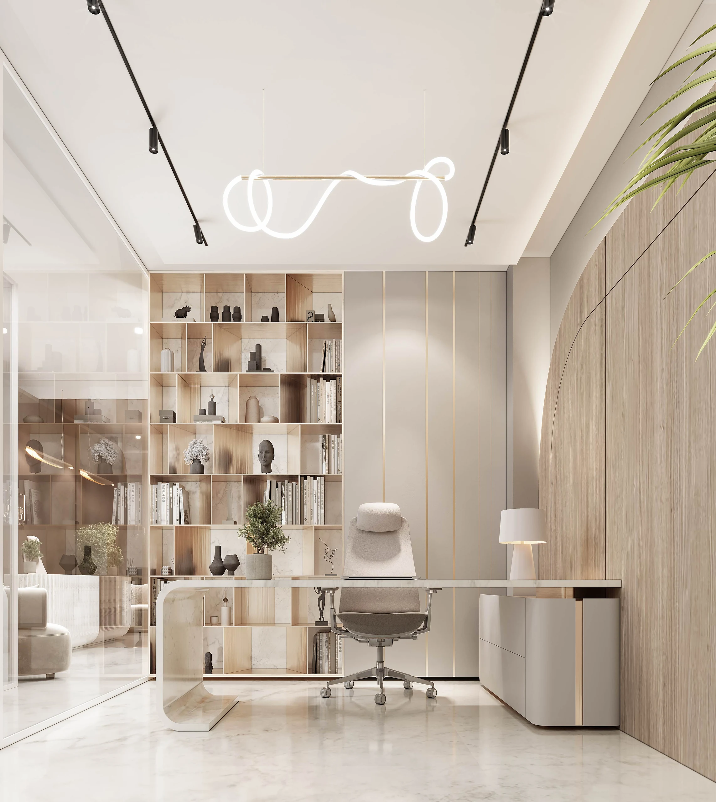 Corporate Executive Workspace - Perspective 2