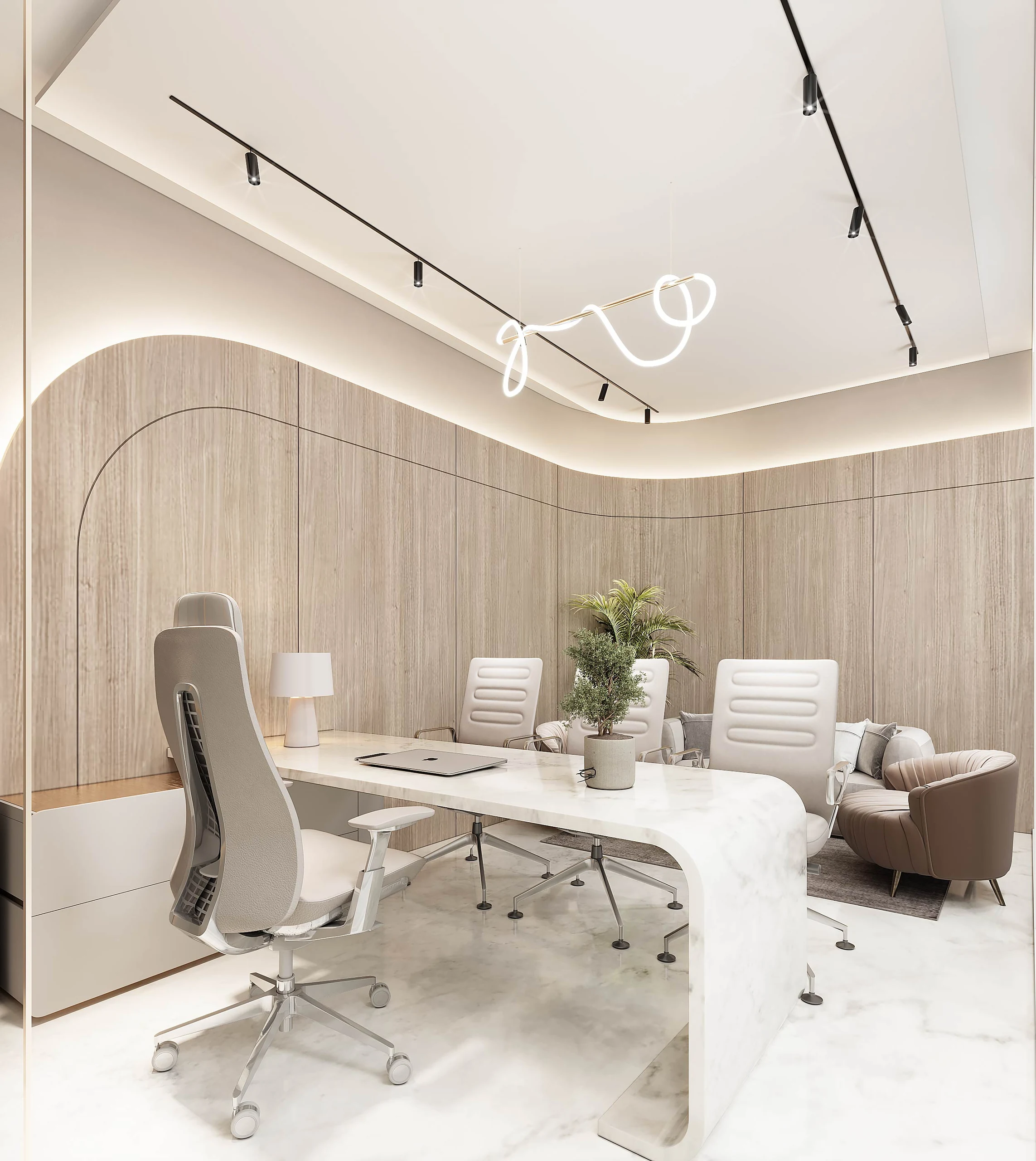 Corporate Executive Workspace - Perspective 5